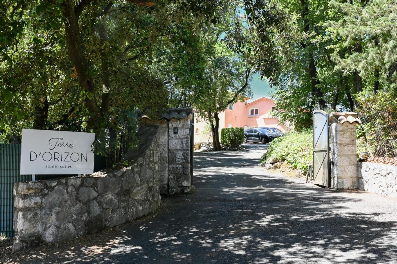 Ferienwohnung Terre D'Orizon Tourrettes-sur-Loup Exterior foto